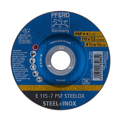 Disco desbaste E 115 7.2 PSF Steelox
